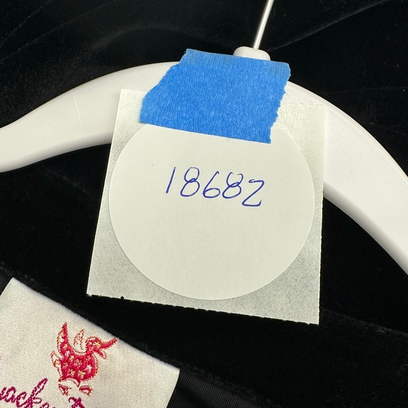 Quacker Factory Womens Velvet Duster Sz 1X Black Beaded Trim Luxe Evening Jacket - Picture 7 of 7